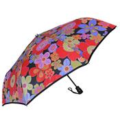 Parapluie pliant - automatique - fleurs colorées