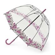 Parapluie Fulton - Long - Transparent - imprimé Florale - Cloche