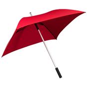 Parapluie droit - ouverture manuelle - rouge