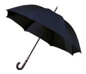 Parapluie long - Résistant au vent - Large diamètre 130cm - Bleu marine