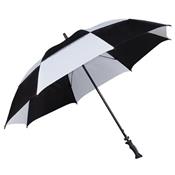 Parapluie de golf - manuel - noir et blanc