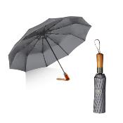 Parapluie pliant automatique pour homme - Parapluie triple - Gris