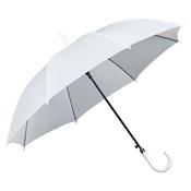 Parapluie droit - ouverture automatique - blanc