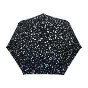 Parapluie compact Ouverture et Fermeture automatique - Bleu foncé avec imprimé notes de musique