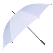 Grand parapluie droit - manuel - blanc