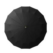 Parapluie pliant automatique pour homme - Parapluie triple - Noir