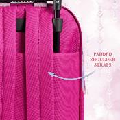 Sac à dos à roulettes Frozen 2 pour enfants - Poignée rétractable et roulettes - Bretelles rembourrées réglables - Taille unique