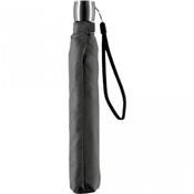 Parapluie de poche pliant ultraléger et compact - Résistant au vent - Noir