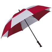 Parapluie de golf - manuel - rouge et blanc