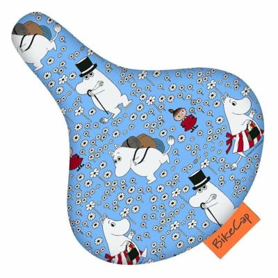 Housse de selle de vélo pour adolescents et adultes - Moomin Pretty Blue