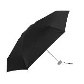 Parapluie Mini et compact pour femme - Noir avec poignée dorée